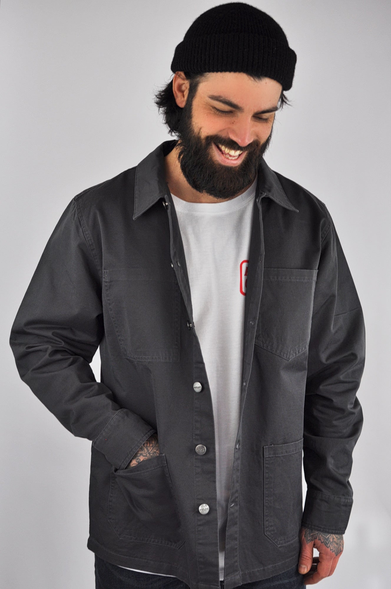 Organic cotton jacket mens sale